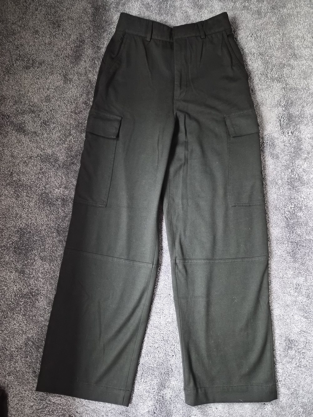 Zara High Waisted Cargo Trousers/Pants